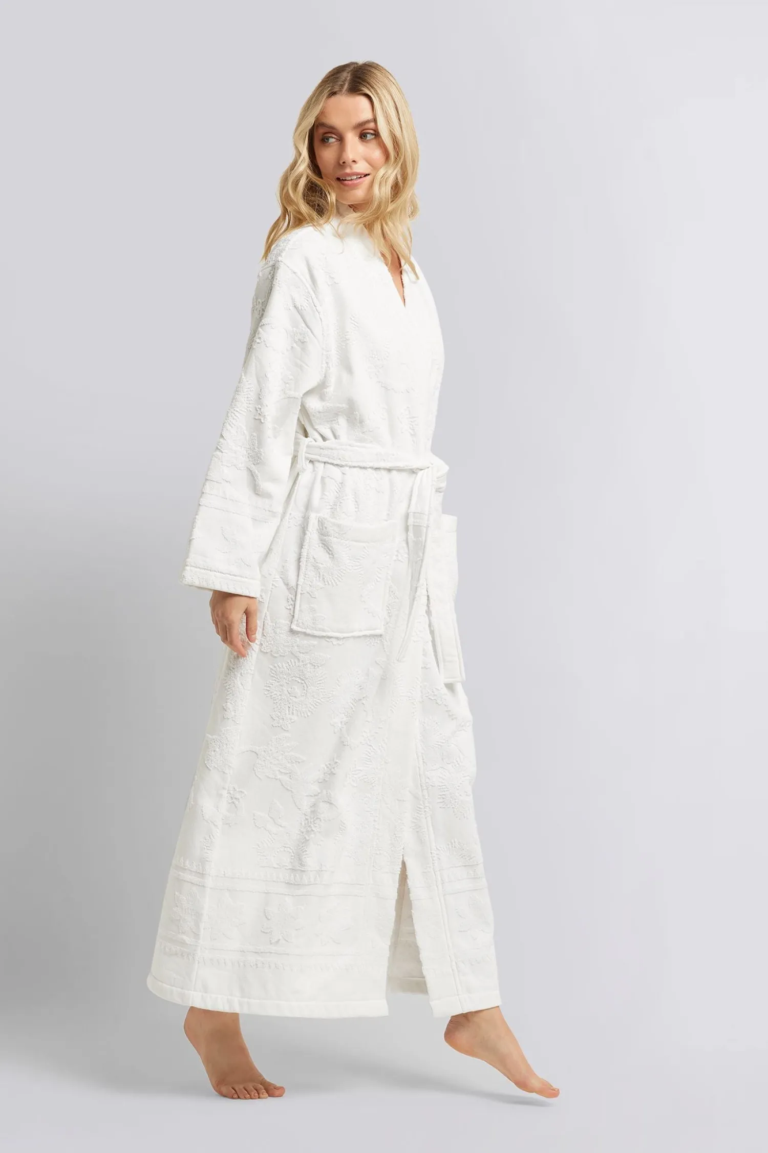 Homebodii Bondi Towelling Robe Hot