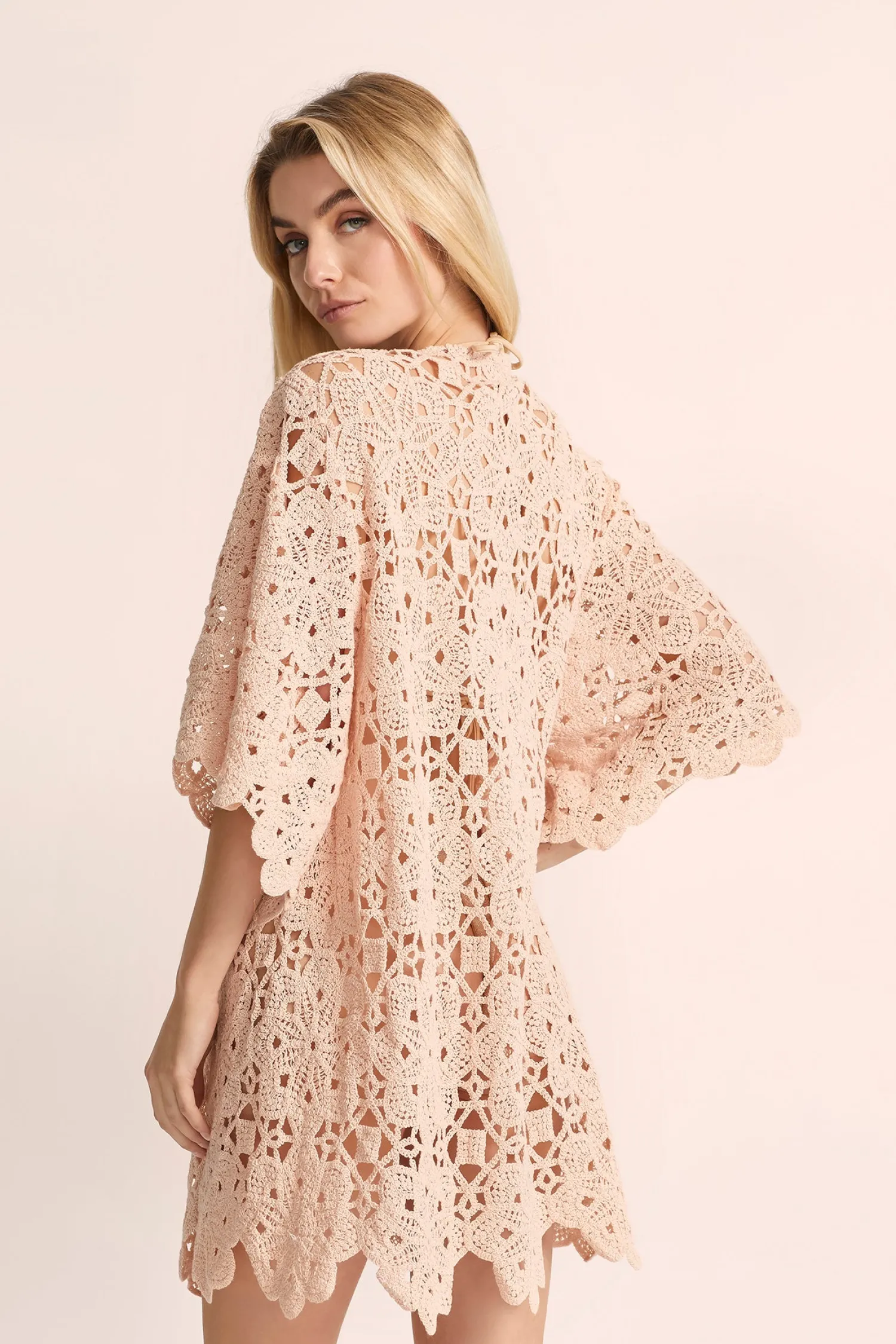 Homebodii Couture Luxury Robe Collection: Capri Lace Robe Outlet