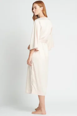 Homebodii Jasmine Long Robe Clearance