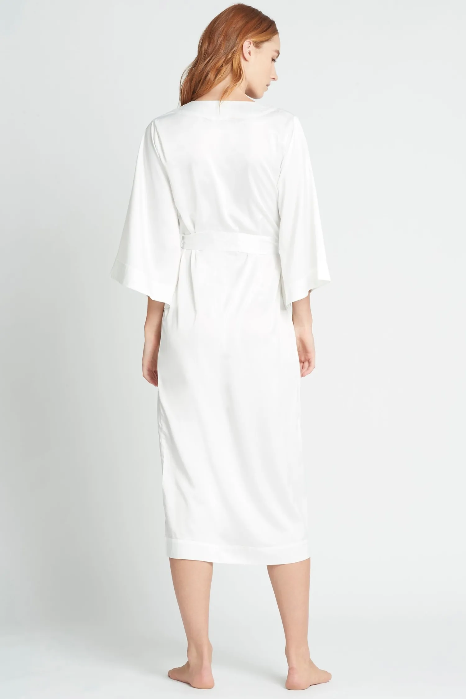 Homebodii Jasmine Long Robe Clearance