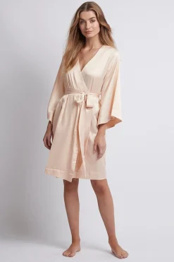 Homebodii Jasmine Short Robe Online