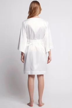 Homebodii Jasmine Short Robe Outlet