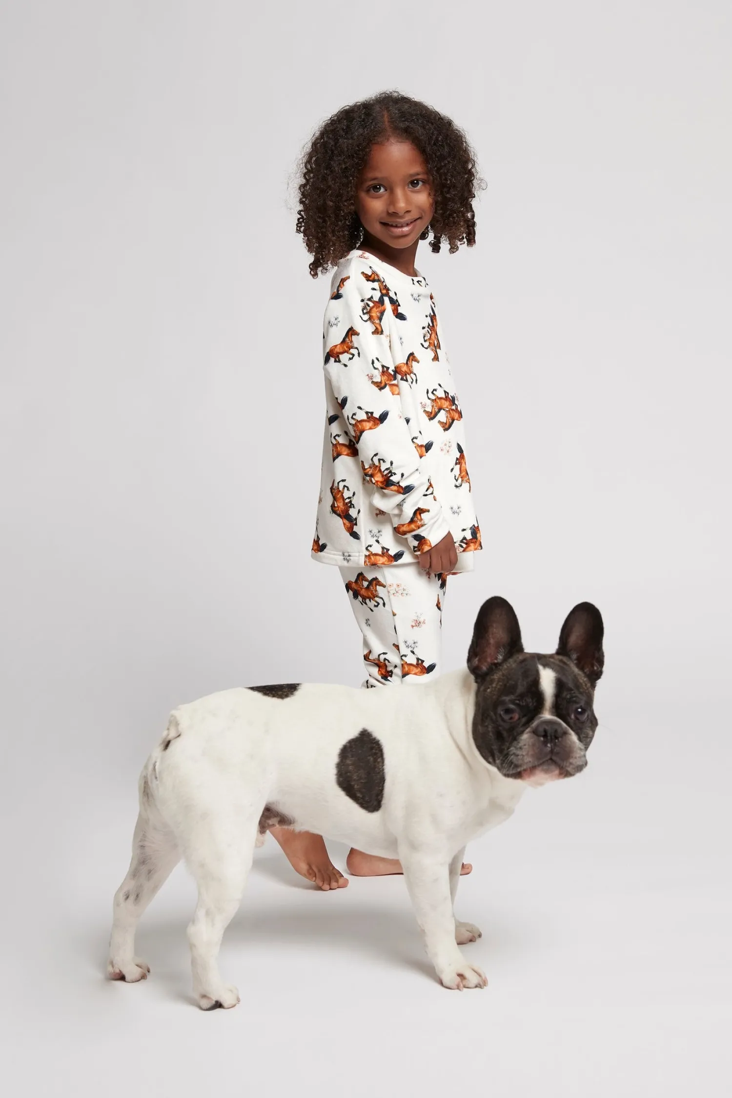Homebodii Kids Fleece Pyjama Set New