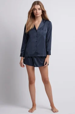 Homebodii Toni Long Sleeve with Short Pyjama Set Hot