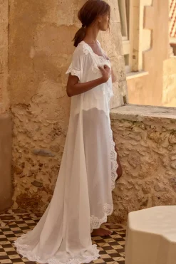 Homebodii Valentina Chiffon Robe New